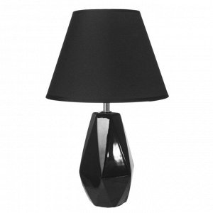 Настольная лампа 16873/1BK E14 40Вт черный 23х23х36 см