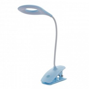 Настольная лампа сенсорная 16751/1 LED 2Вт 6000К USB АКБ синий 14,5х6х41 см