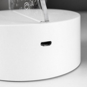 Светильник сенсорный «Дракон» LED 7 USB/от батареек белый 13x9.5x15.5 см RISALUX