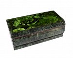 Ларец из змеевика с бархатом