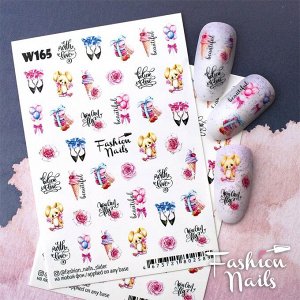 nail accessory Слайдер-дизайн Fashion Nails,W 165