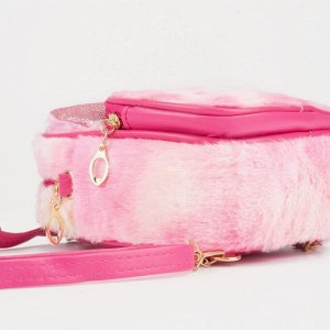 СИМА-ЛЕНД Рюкзак детский, отдел на молнии, наружный карман, цвет розовый