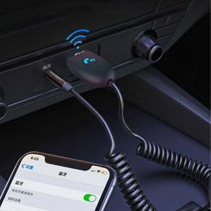 Адаптер Bluetooth to AUX 3.5 jack Earldom Audio Receiver BT 5.0 Переходник AUX Гарнитура