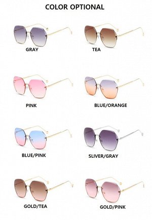 Женские солнцезащитные очки с градиентными линзами