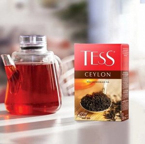 Чай листовой черный Tess Ceylon, 100 г