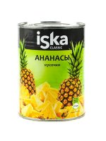Ананасы кусочки ISKA 580мл