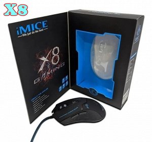 Игровая мышка JIEXIN Serise X с цветной RGB подсветкой