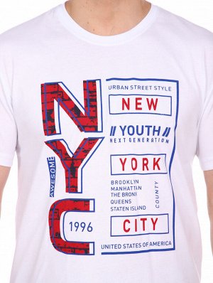 Футболка МЛШ-12 "NYC" белый