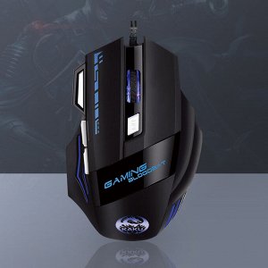 Игровая мышка KAKUSIGA с цветной RGB подсветкой