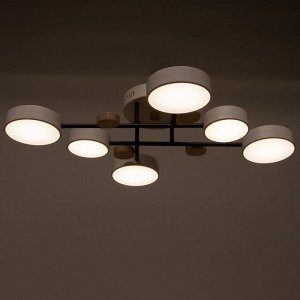 Люстра с ПДУ 2296/6WT LED 144Вт 3000-6000К белый 80х59х14 см