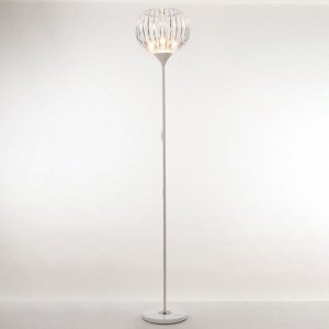 Торшер напольный BayerLux «Лаура», 1x15 Вт, Е27, белый, 31x31x178 см