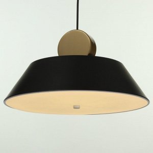 Светильник 2283/1 LED черно-золотой 38х38х21-121 см