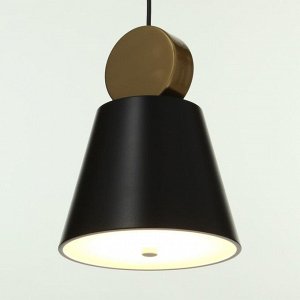 Светильник 2285/1b LED черно-золотой 20х20х24-124 см
