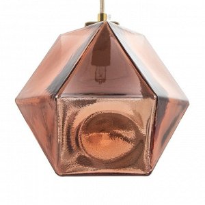 Светильник "Кристи" G9 розовое золото 20х20х22-122 см