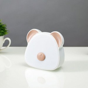 Ночник сенсорный "Мишка" LED 1Вт 3000-6000К USB АКБ бело-бежевый 6х11х10 см