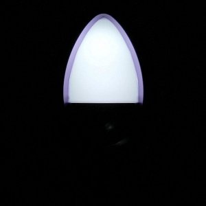 RISALUX Ночник &quot;Светлячок&quot; с датчиком освещения, 3_LED Х 1 Вт, 10 см (220В) фиолетовый