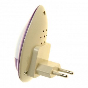 Ночник "Светлячок" с датчиком освещения, 3_LED х 1 Вт, 10 см (220В) фиолетовый