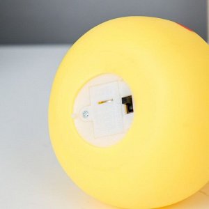 Ночник "Груша" LED от батареек 3xLR44 желтый 9х9х13 см RISALUX
