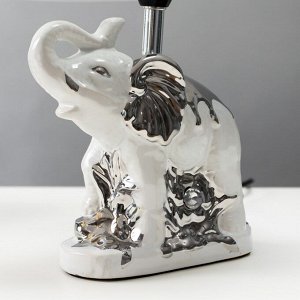 RISALUX Лампа настольная &quot;Белый слон&quot; 22,5х22,5х32см