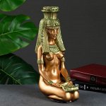 Фигура &quot;Клеопатра&quot; медный с золотом, 31х20х12см