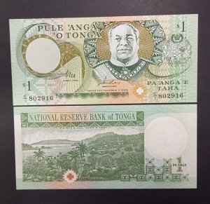 Тонга 1 паанга 1995 UNC