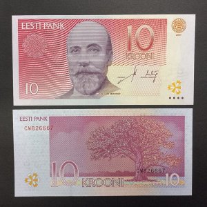 Эстония 10 крон 2006-2007 UNC