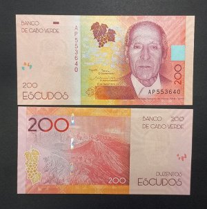Кабо верде 200 франков 2019 UNC