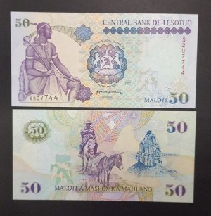 Лесото 50 малоти 2001 UNC