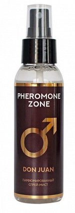 Лив Делано Спрей для тела Мист мужской PHEROMONE ZONE Парфюмированный Don Juan 100 мл