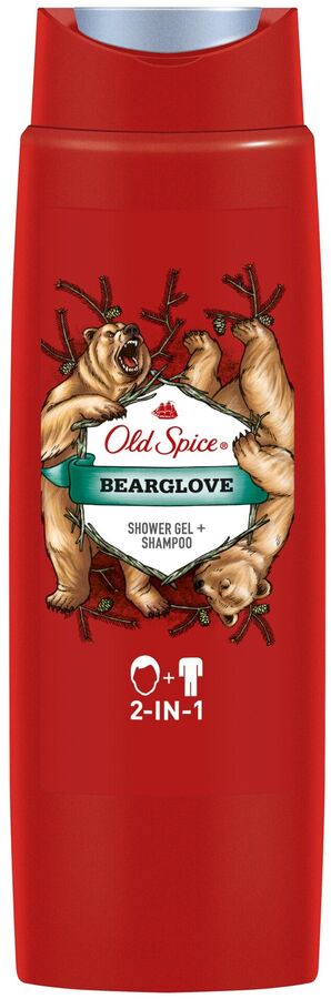 Old Spice гель-шампунь 2 в 1  Bearglove 250 мл