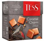Чай в пирамидках черный Tess Caramel Charm, 20 шт