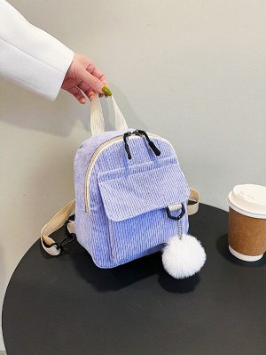 Классический рюкзак минималистичный с подвеской для сумки