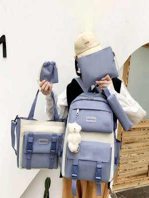 5шт Функциональный рюкзак с заплатой & подвеска для сумки & эмблема