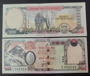 Непал 1000 рупии 2013 UNC
