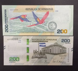 Гондурас 200 лемпира 2020 UNC