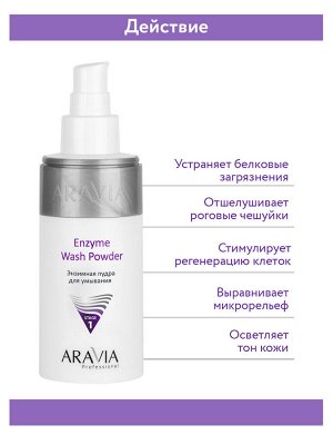 &quot;ARAVIA Professional&quot; Энзимная пудра для умывания Enzyme Wash Powder, 150 мл./12