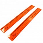 Линейка закройщика 25см  NEON оранжевая