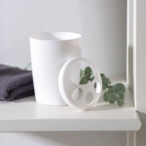 Подставка для зубных щёток Aqua, снежно-белая