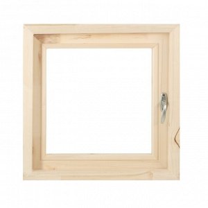 Окно, 50x50см, двойное стекло ЛИПА, наружное открывание