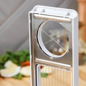 Яйцерезка Magistro Vegan pro, 2 режима, 21x8.5x5 см, белая