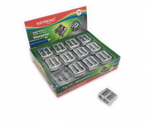 Точилка KEYROAD Металлическая, 3см, 2 отверстия, в картонной коробке KR971684 (24/96/384)