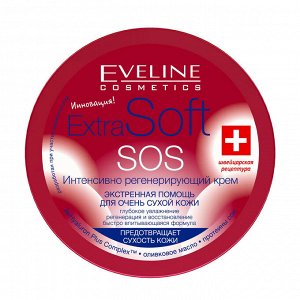 EVELINE Extra Soft Интенсивно регенерирующий SOS крем, 200мл