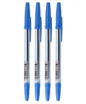 Ручка  Стамм ОФ999 синий стержень "Офис" 1,0 на масляной основе (100/500)
