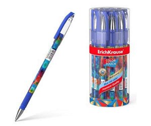 Ручка Er.Krause ColorTouch Patchwork синий, 50742 (24/144)