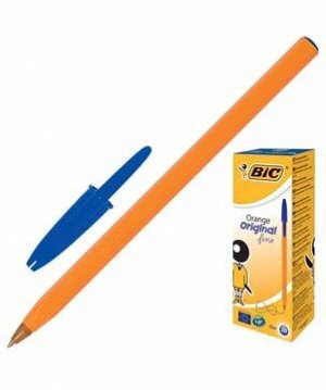 Ручка шарик. "BIC" ORANGE синяя 0.8 мм 8099221 (20)