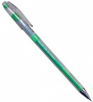Ручка гелевая CROWN 0,7мм (св-зелен)  HJR-500Н  (12)
