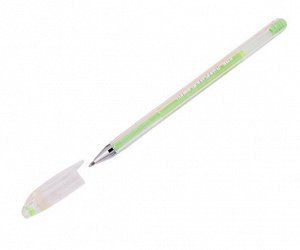 Ручка гелевая CROWN 0,8 мм "Hi-Jell Pastel" (пастель зеленая) HJR-500P (12/144)