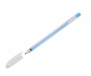 Ручка гелевая CROWN 0,8 мм "Hi-Jell Pastel" (пастель голубая) HJR-500P (12/144)