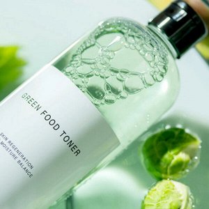 Тонер для лица с экстрактами зеленых овощей и фруктов Graymelin Green Food Toner, 500мл