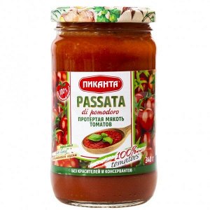 Протертая мякоть томатов PASSATA Пиканта, 340гр